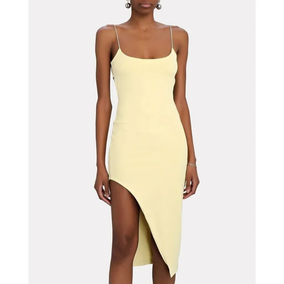 ALIX NYC Hirst Dress in Canary Large New Womens Bodycon Stretchy Cocktail - Picture 15 of 16